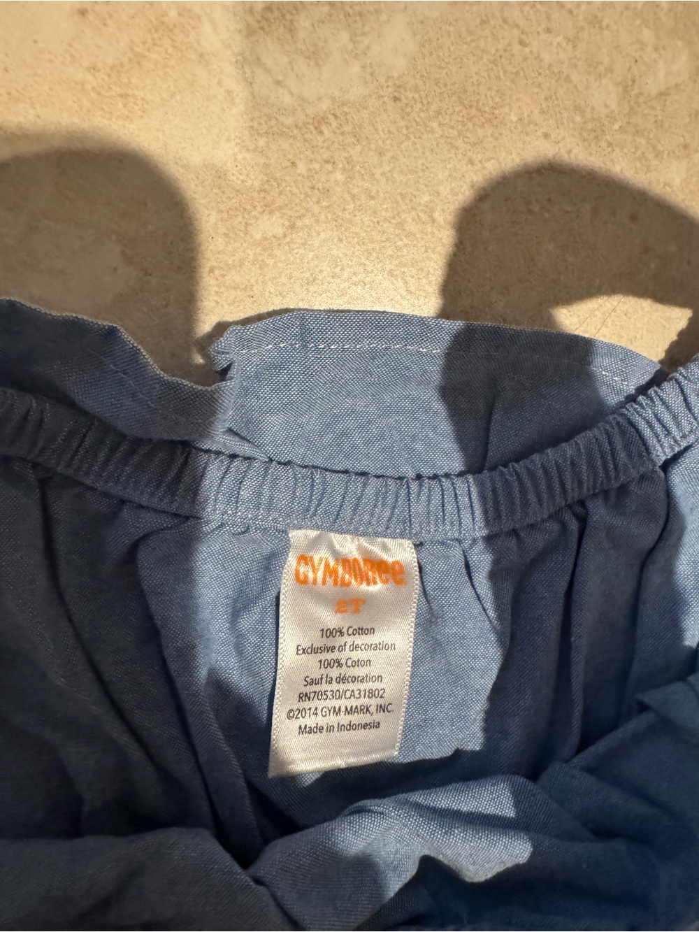 Gymboree Light Blue Cotton Kids Shorts